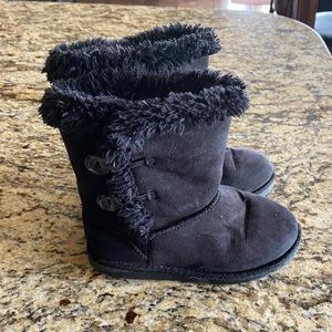Girls Black Boots